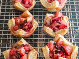 Easy Puff Pastry Strawberry Tarts