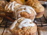 Easy Pumpkin Muffins with a Cinnamon Glaze