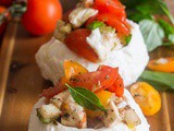 Easy Stuffed Fresh Mozzarella Caprese