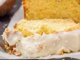 Frosted Coconut Pound Cake