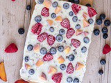 Frozen Berry Chocolate Chip Yogurt Bark