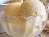 Homemade Creamy Fresh Peach Ice Cream