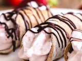 Homemade Fresh Strawberry Cannoli