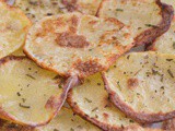 Homemade Italian Baked Potato Chips