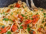 Italian Shrimp and Tomato Pasta