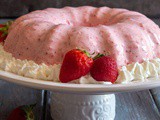 Italian Strawberry Bavarese Dessert