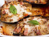 Italian Stuffed Eggplant Boats