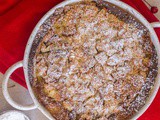 Leftover Pandoro Cake with Crumb Topping