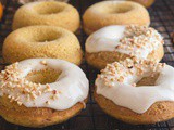 Maple Glazed Baked Pumpkin Donuts