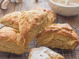 Maple Glazed Brown Sugar Cinnamon Scones