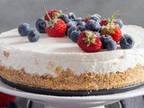 No-Bake Berry Greek Yogurt Pie