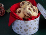 Nutella Chip Shortbread Cookies