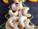 Orange Crescent Cookies