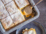 Peach Filled Italian Crostata Bars