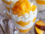 Peach & White Chocolate Mousse
