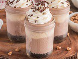 Peanut Butter and Chocolate Ice Cream Parfait