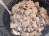 Ricotta, Sausage and Radicchio Pasta
