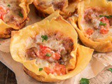 Rustic Lasagna Cups