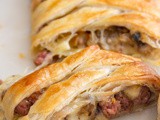 Sausage, Cheese & Mushroom Strudel