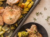 Sheet Pan Italian Pork Chops