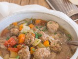 Slow Cooker Italian Meatball Soup