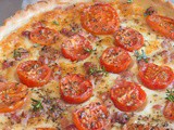 Tomato Cheese & Pancetta Savory Pie
