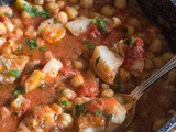 Traditional Italian Baccala with Chick Peas