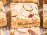 White Chocolate Almond Bars