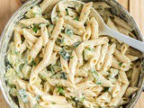 Zucchini Cream Cheese Pasta