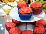 Strawberry and White Chocolate Chip Muffins with Cream Cheese Frosting