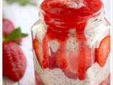 Chiapudding & Strawberries