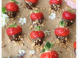 Chocolate Covered Strawberries With Salted Peanuts