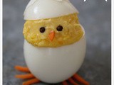 Cute Little Deviled Egg Chicks