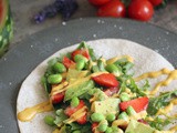 Easy Vegetarian Tortilla Wrap