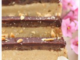 Gluten Free & Raw Frozen Snickers Cake