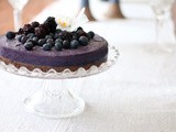 Raw Dreamcake With Blueberries