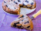 Crostata di grano Saragolla con confettura extra di frutti di bosco