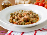 Gnocchetti verdi al pomodoro, un omaggio al tricolore