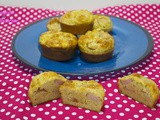 Muffins Frittata con Würstel, cottura in forno