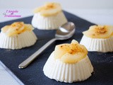 Panna cotta allo zenzero con pera caramellata