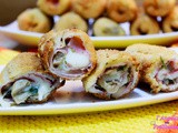 Rotolini di pane per tramezzini, fritti e farciti