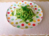 Strozzapreti con crema di piselli alla menta