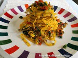 Tagliatelle alle vongole e zafferano