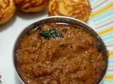 Kara Chutney | Chilli Garlic Chutney | Side dish for Idli Dosa
