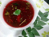 Beetroot rasam