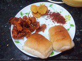 Bhaji pav recipe,kanda batata bhaji pau recipe
