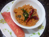 Carrot chutney | Carrot Tomato Chutney