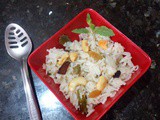 Cashew pulao recipe ,Kaju pulao Andhra Style