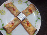 Corn cheese toast | Cheese corn toast