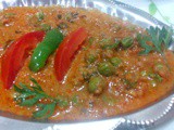 Green Peas Masala Recipe,Hotel style Matar Masala,how to make matar masala